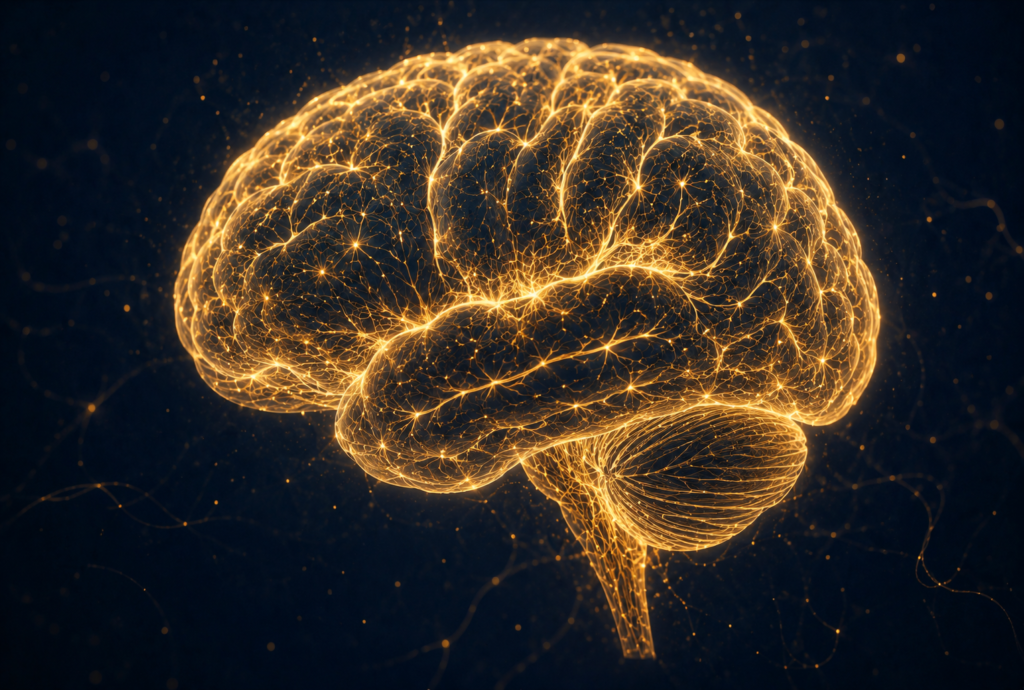 50 Amazing Facts About the Human Body You Never Knew Illustration of the human brain and nervous system glowing with neural activity